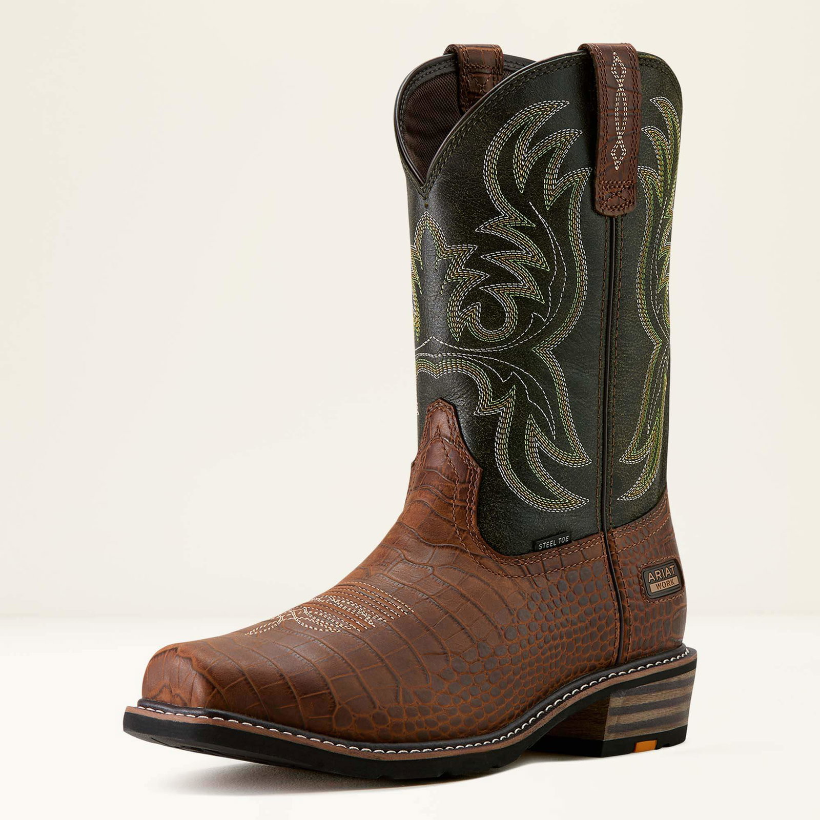Men’s Ironside Square Toe Steel Toe Work Boot