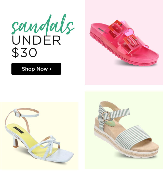Shop Sandals Under $