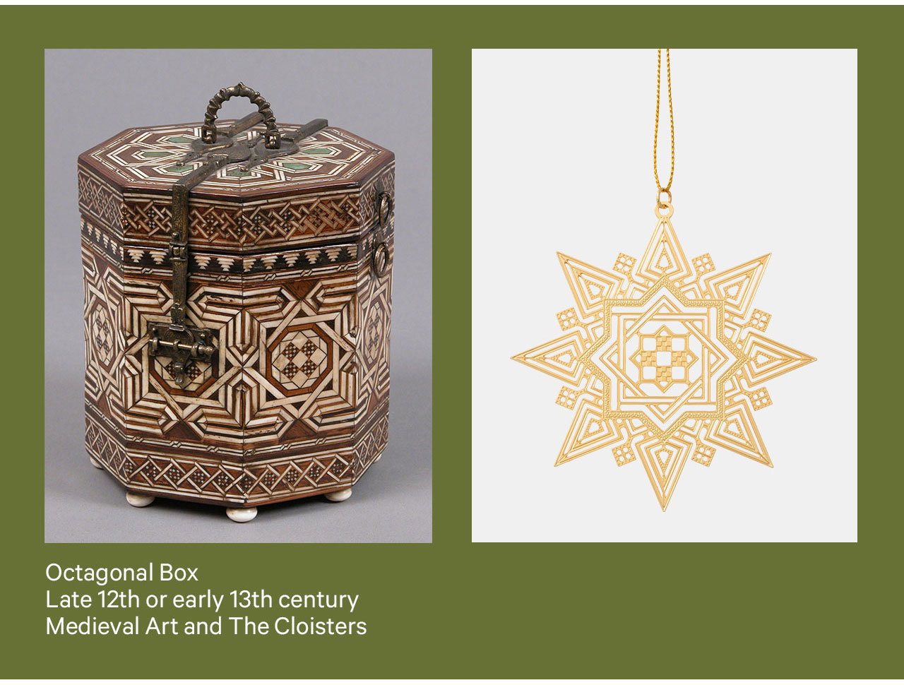 2026 Star Ornament | Octagonal Box Late 12th or early 13th century Medieval Art and The Cloisters