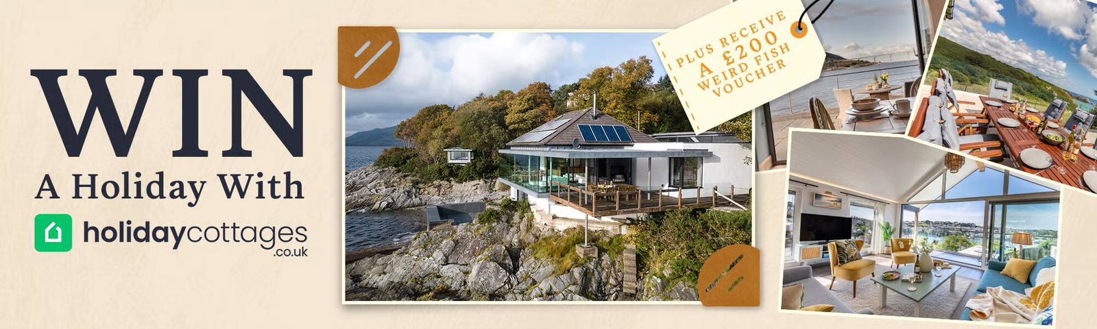Win a holiday with Holiday Cottages