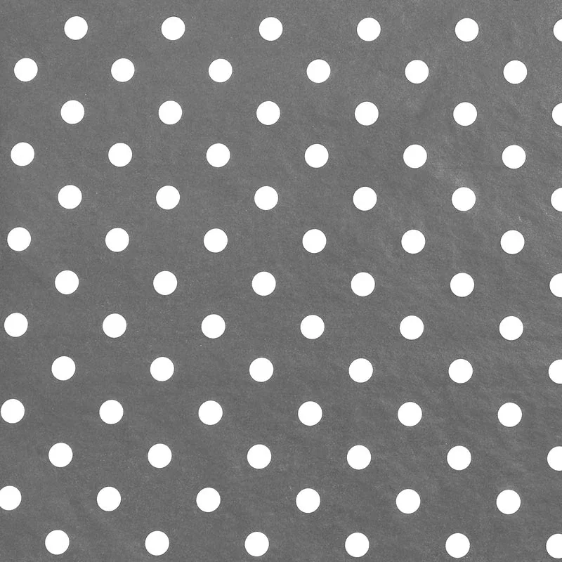 20 x 30 White Dots on Black Tissue