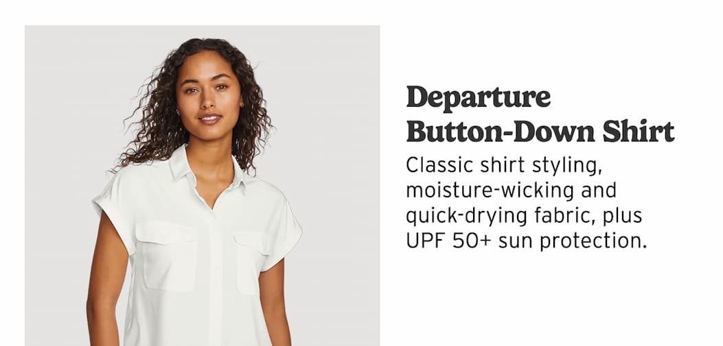 Women's Departure Short-Sleeve Button-Down Shirt