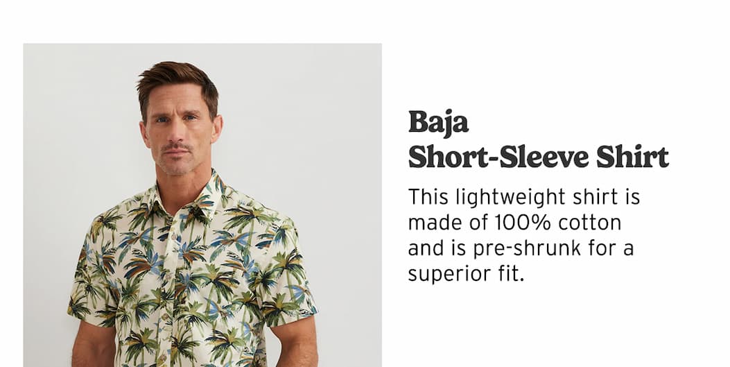 Men's Baja Short-Sleeve Shirt - Print
