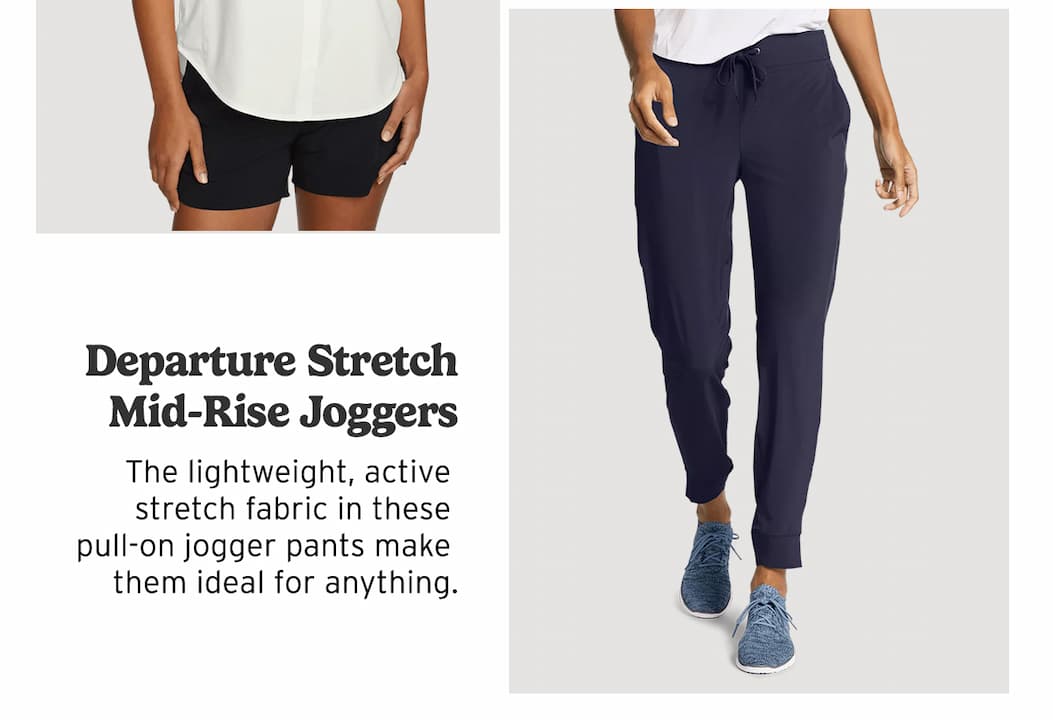Women's Departure Stretch Mid-Rise Joggers