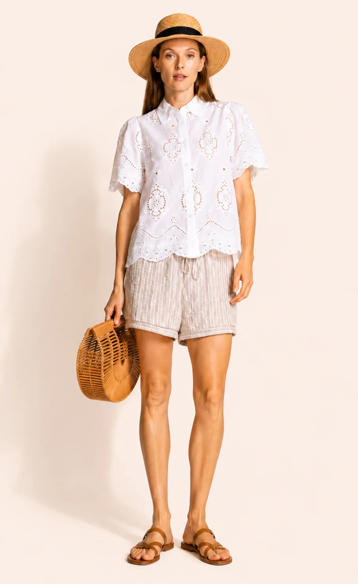 Lily Top White