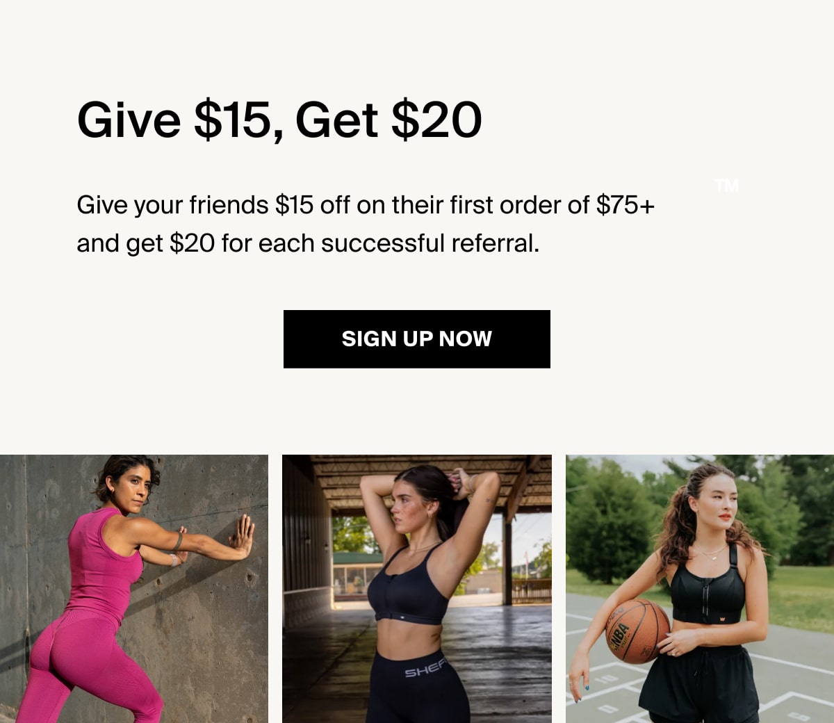 Give $15, Get $20. Give your friends $15 off on their first order of $75+ and get $20 for each successful referral. [Click here to SIGN UP NOW]