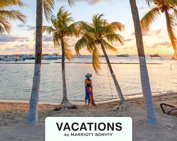 Redirects to Vacations by Marriott Bonvoy landing page.