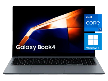 Ordenador portátil Samsung Galaxy Book4, Intel Core i7-1355U, 16GB RAM, 512GB SSD, Intel Iris Xe, Windows 11 Home, 15.6