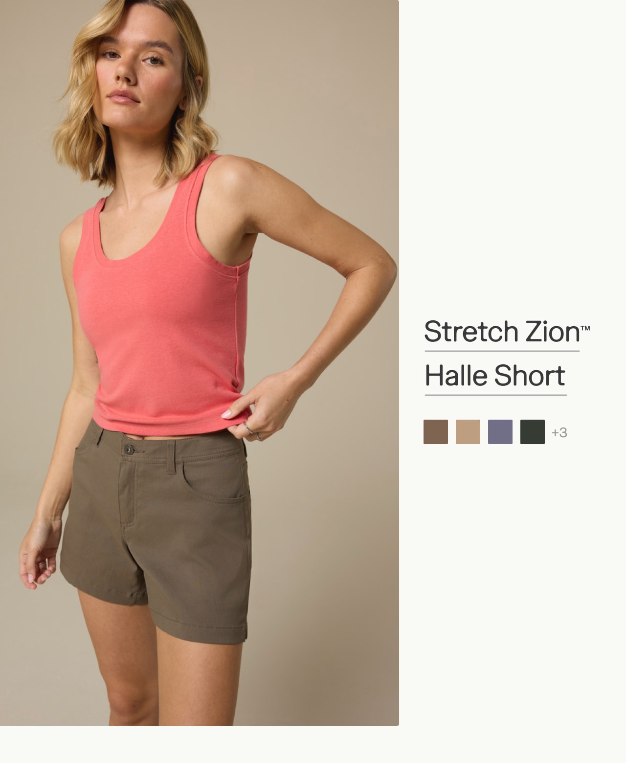 stretch zion halle short