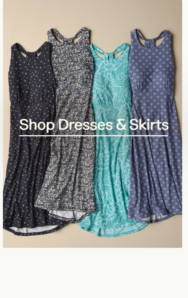 shop dresses & skirts