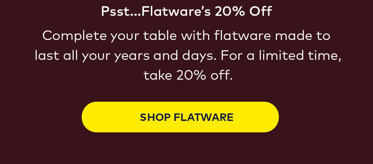 Shop Flatware