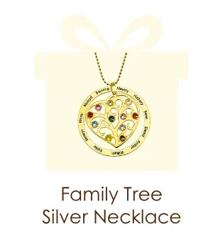 Family Tree Silver Necklace