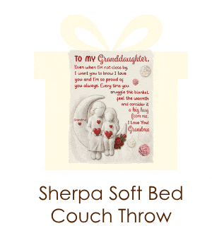 Sherpa Soft Bed Couch Throw
