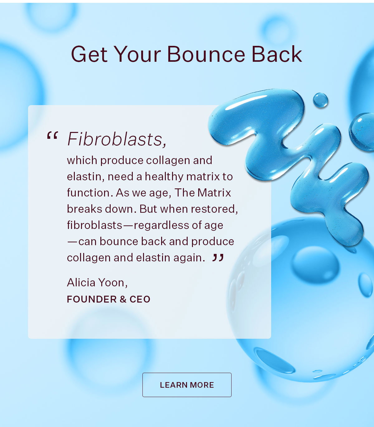 Get Your Bounce Back with Copper Peptide Pro Firming Serum