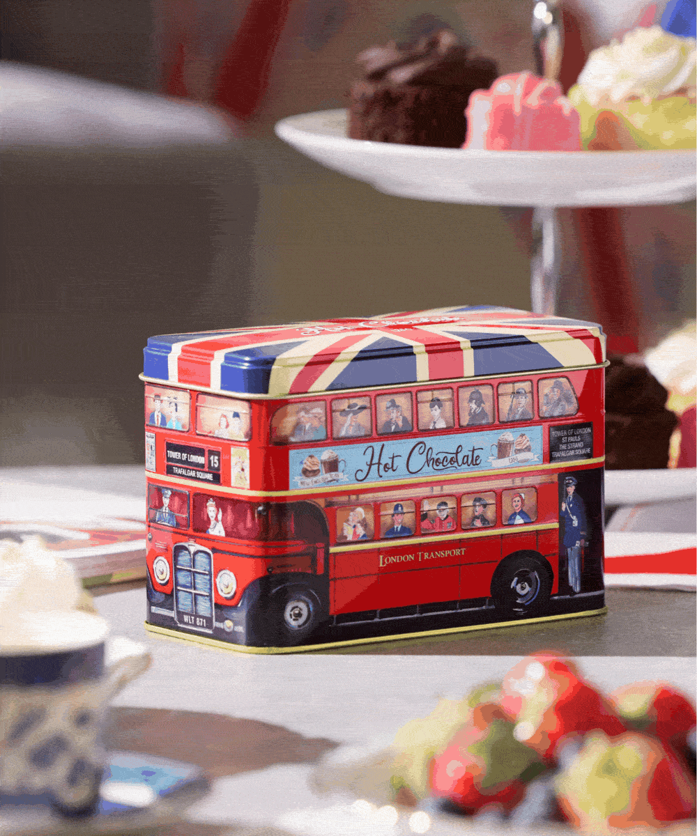 Hot Chocolate Tins by New English Teas