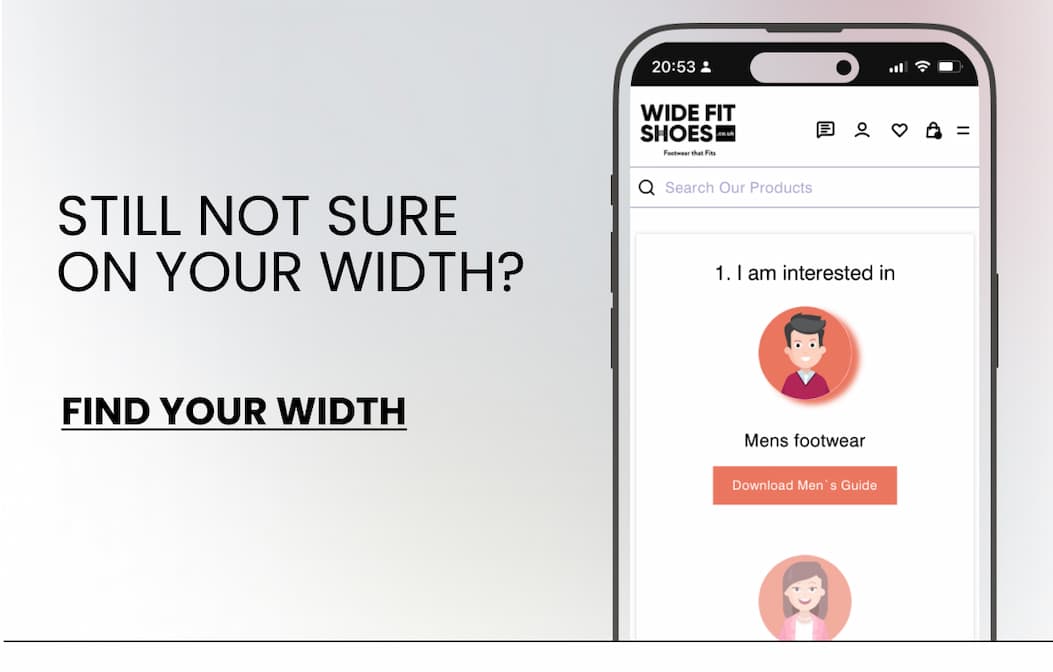 STILL NOT SURE ON YOUR WIDTH? FIND YOUR WIDTH