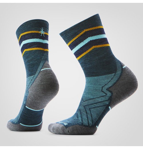 Women's Run Mid Crew Socks-Twilight Blue / M
