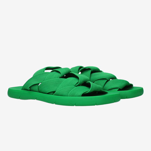 Bottega Veneta Slippers and Clogs Men Fabric Green/Grass