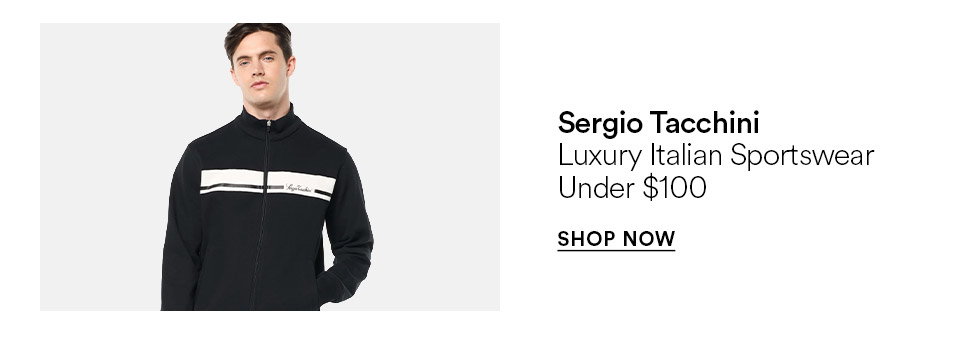 Sergio Tacchini - Luxury italian sportswear - Under $100 - SHOP NOW >