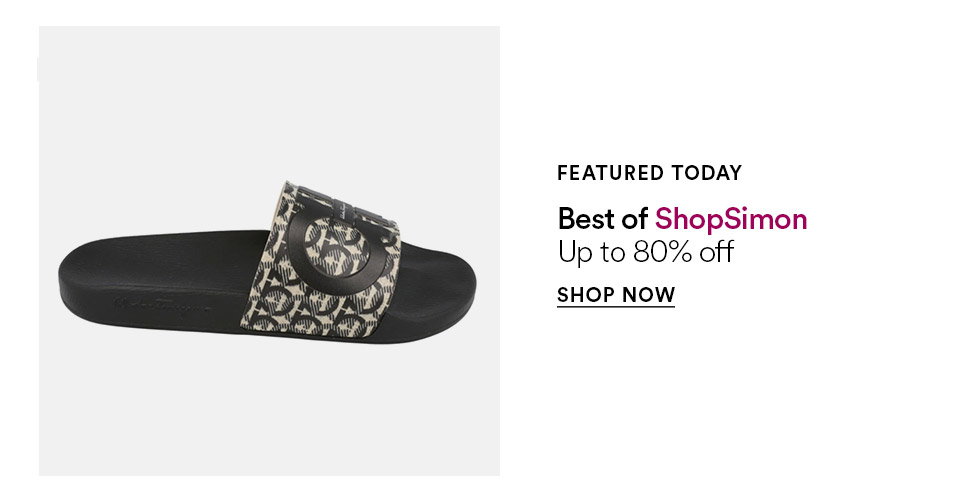 FEATURED TODAY - Best of ShopSimon - Up to 80% off - SHOP NOW >
