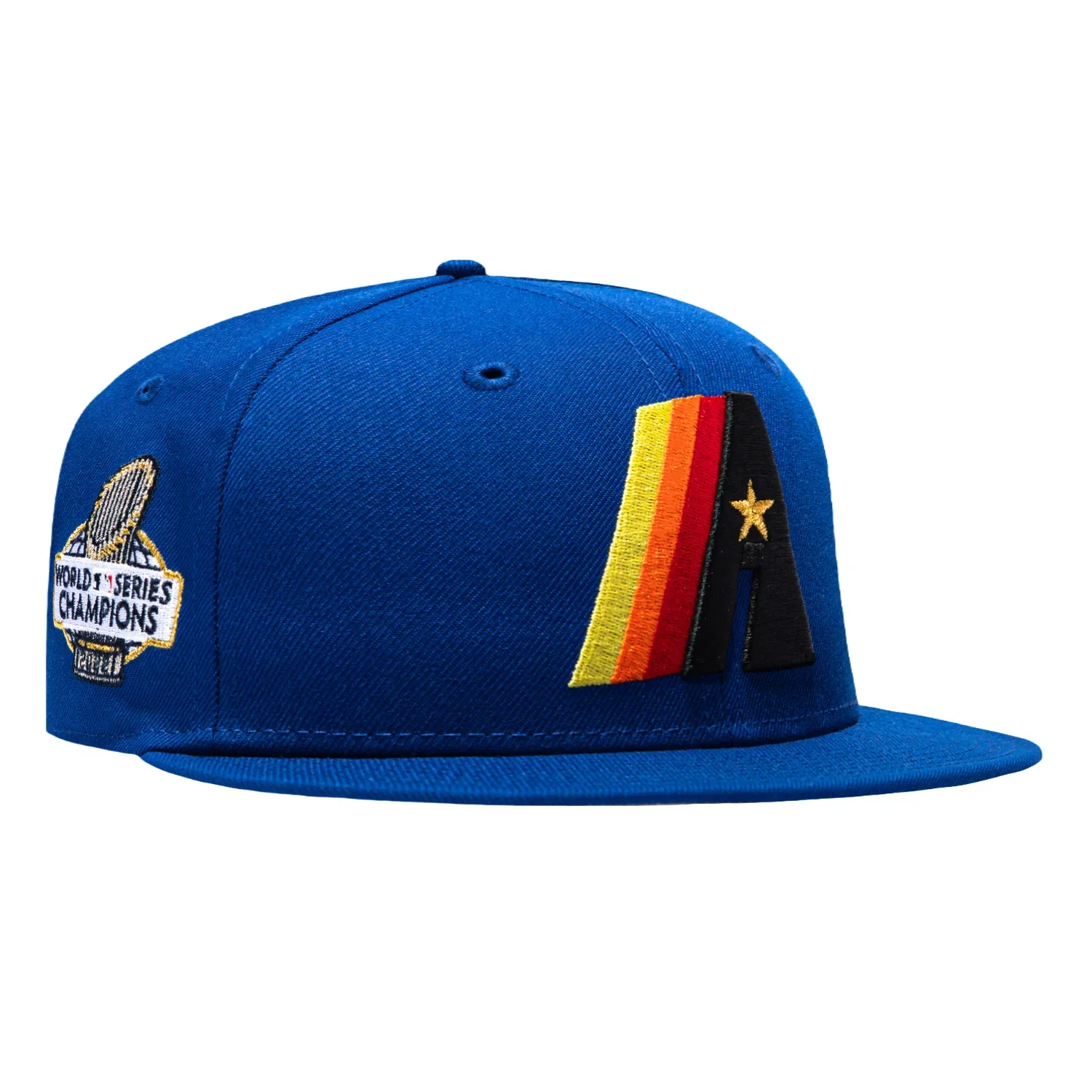 Image of New Era 59Fifty Houston Astros 2022 World Series Champions Patch Concept Hat - Royal