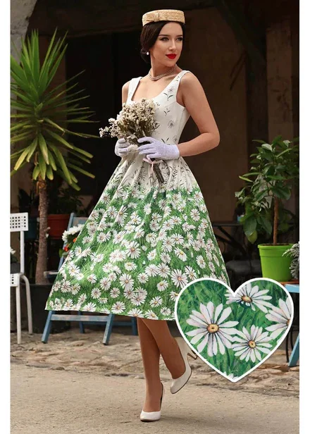 Dolly & Dotty Amanda Raising Daisy 50's Swing Jurk
