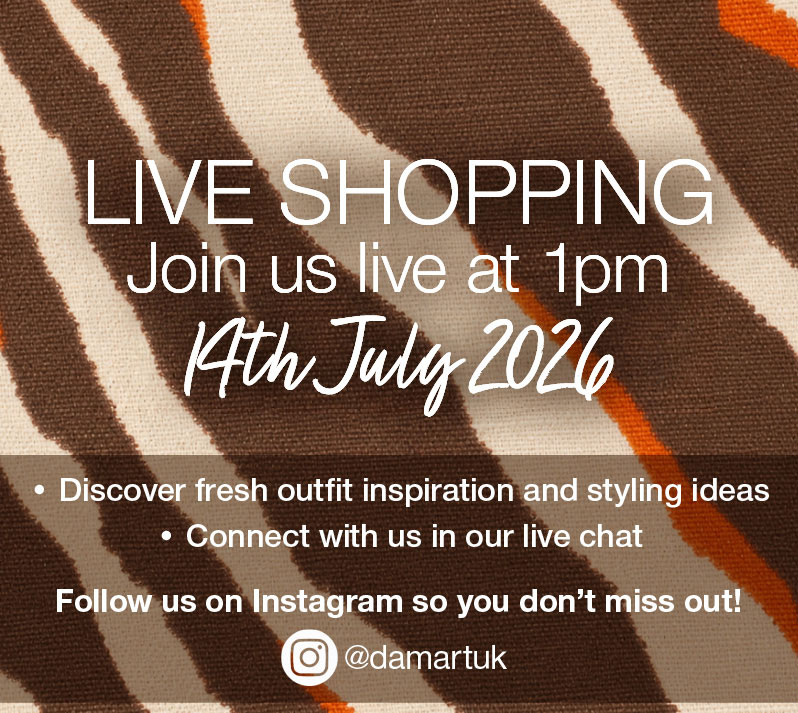 Damart Live shopping 14th july at 1pm