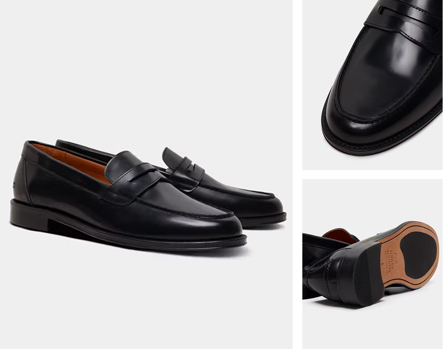 Black Penny Loafer