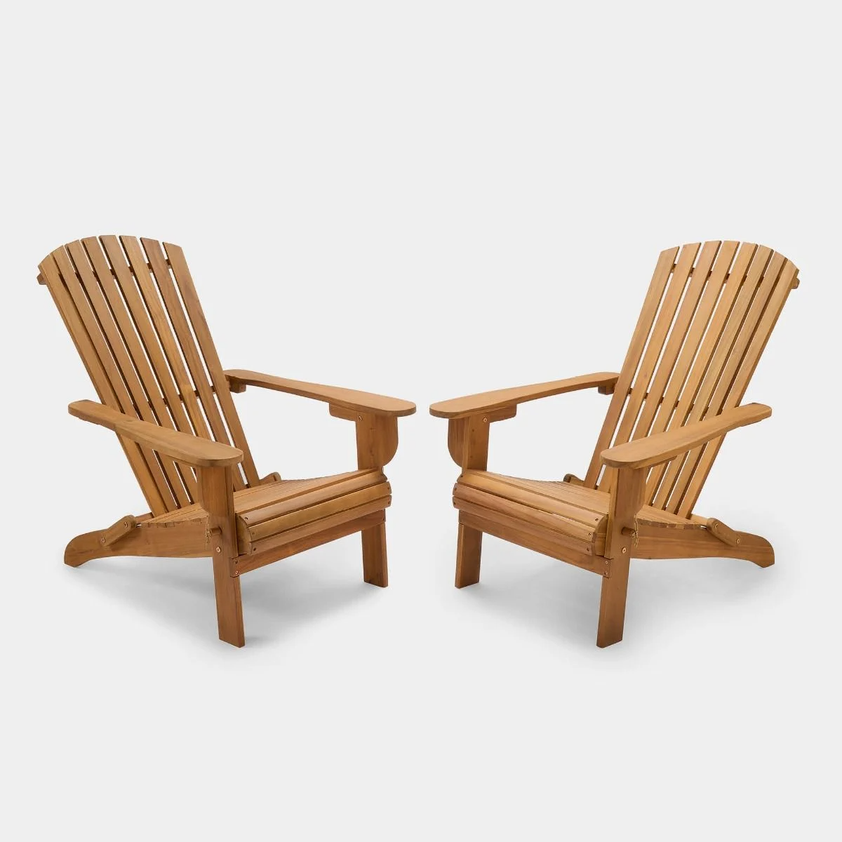 Hudson Set of 2 Folding Adirondack Chairs