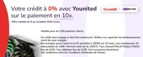 Votre crédit à 0% avec Younited sur le paiement en 10x