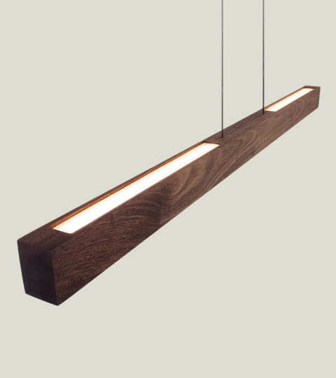 Una LED Linear Pendant by Cerno