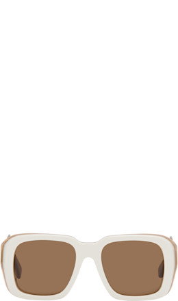 White Signature Sunglasses - LOEWE