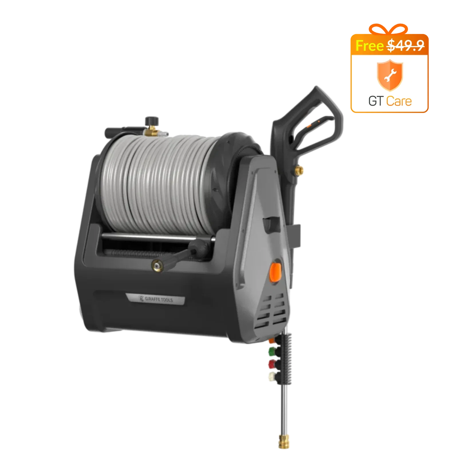 Grandfalls Retractable Pressure Washer Plus