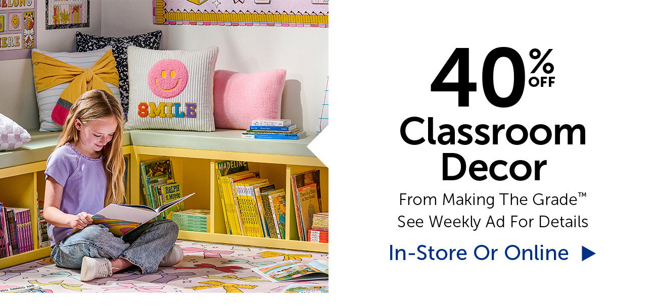 40% Off Classroom Decor - From Making The Grade™
