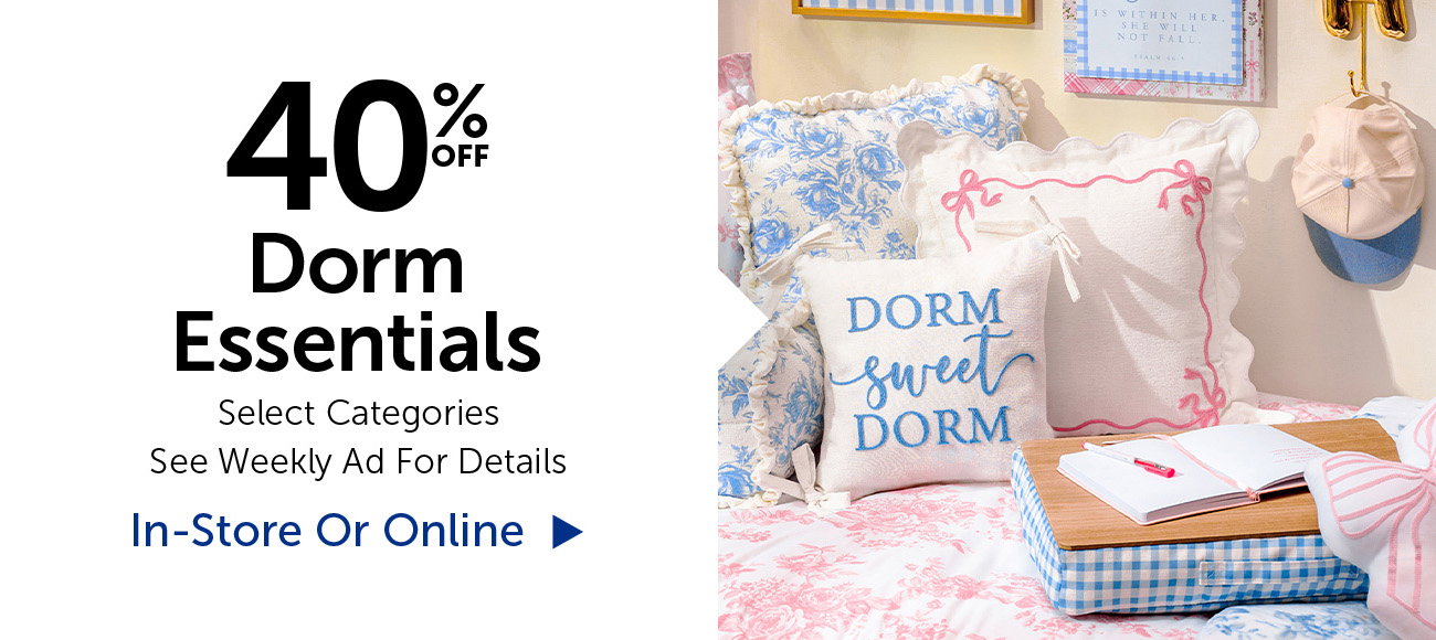 40% Off Decor Essentials - Select Categories