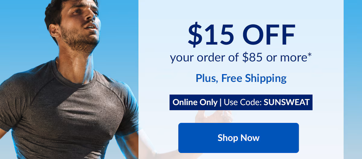 $15 OFF. your order of $85 or more. Plus, Free Shipping. Shop Now
