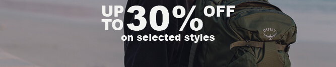 Bags & Backpacks up to 30% off