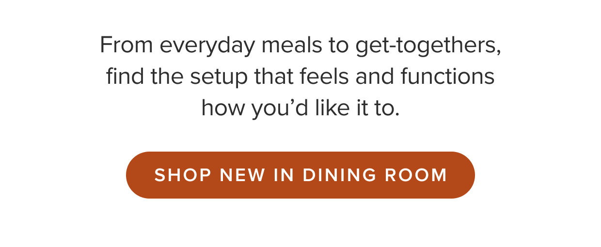 Shop new in dining room.