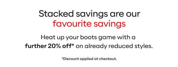 further 20% off sale boots