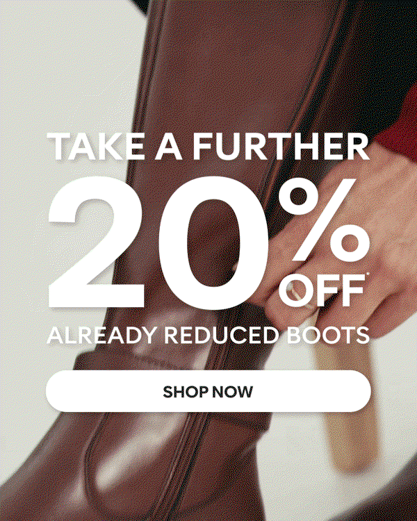 futher 20% off sale boots shop now