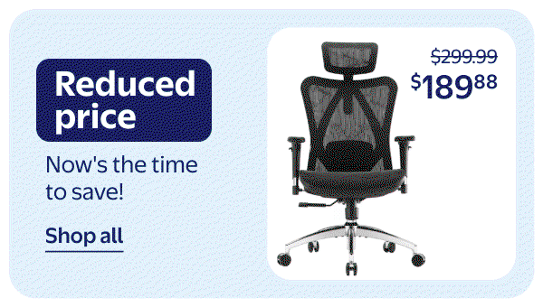 Reduced price - Now's the time to save!