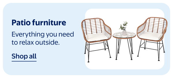 Patio furniture - Everything you need to relax outside.