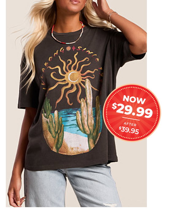 Distant Oceans Oversized T-Shirt