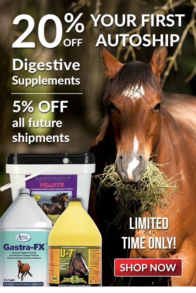 Autoship deal - 20% off your first digestive autoshipment, then 5% off all future shipments
