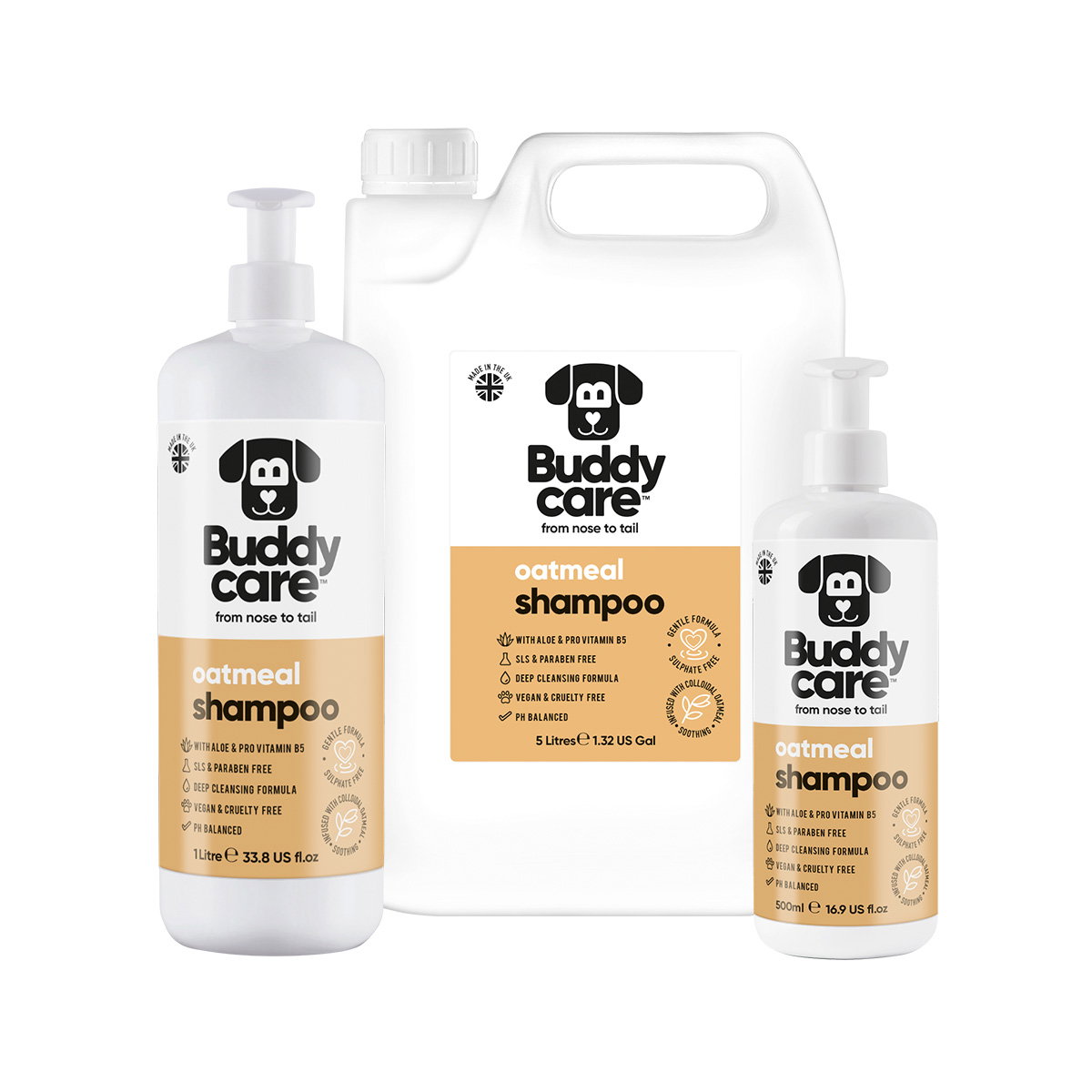Image of Buddycare Dog Shampoo - Oatmeal