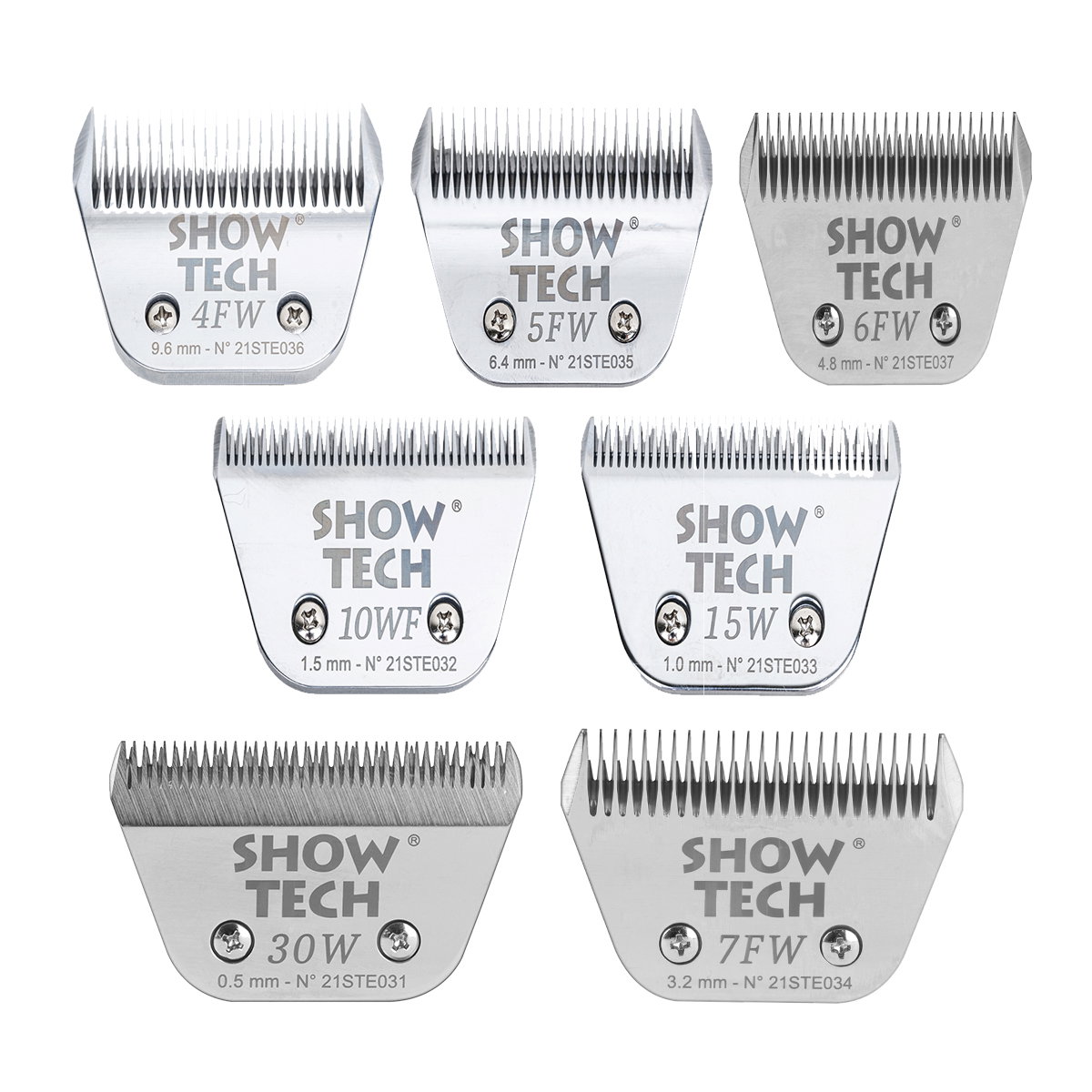 Image of Show Tech Pro Wide Blades Snap-on Clipper Blade Range