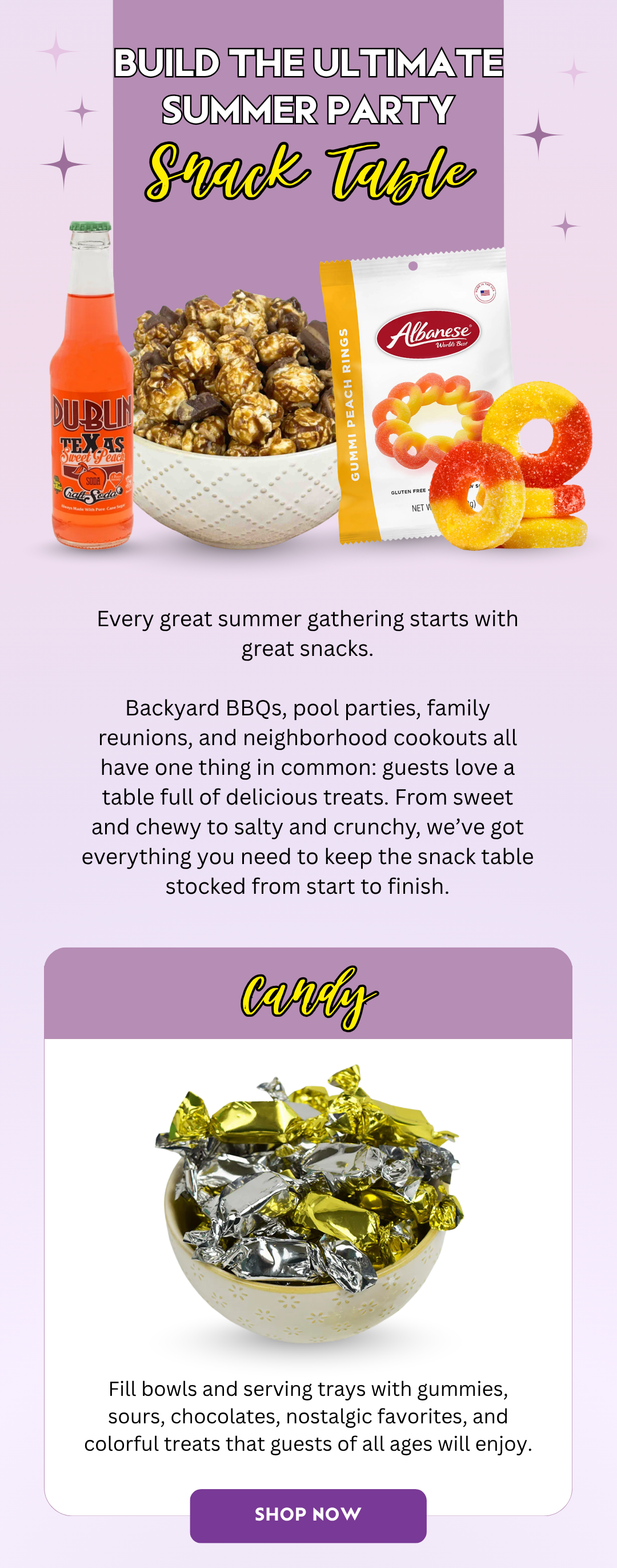 Build the Ultimate Summer Party Snack Table