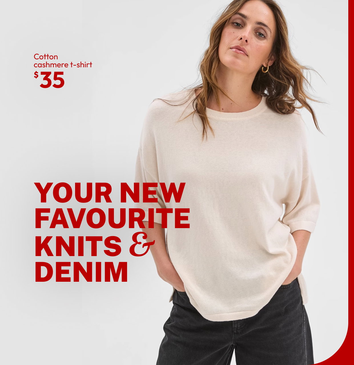 YOUR NEW FAVOURITE KNITS & DENIM