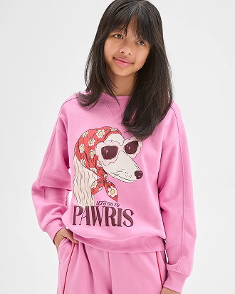 Australian Cotton blend long sleeve fleece jumper