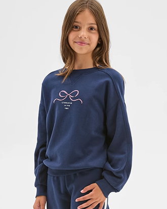 Australian Cotton blend long sleeve fleece top
